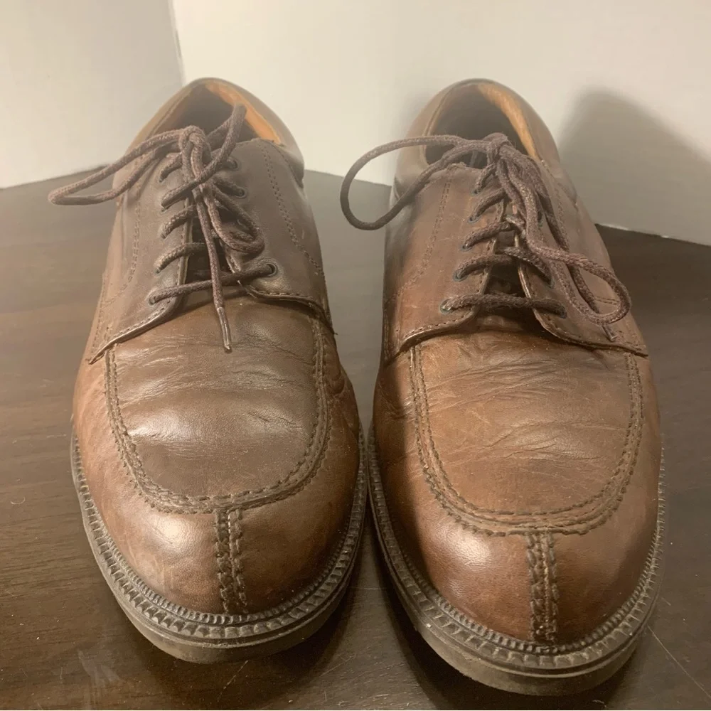Frye Taylor Mens Brown Leather Lace Up Oxford Shoes